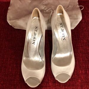 St.John satin heels
